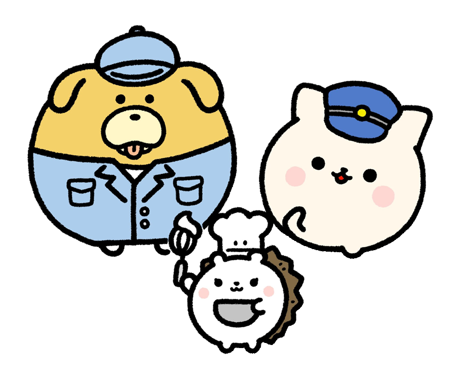 にゃんたま・トゲミン・ちゃっぴー